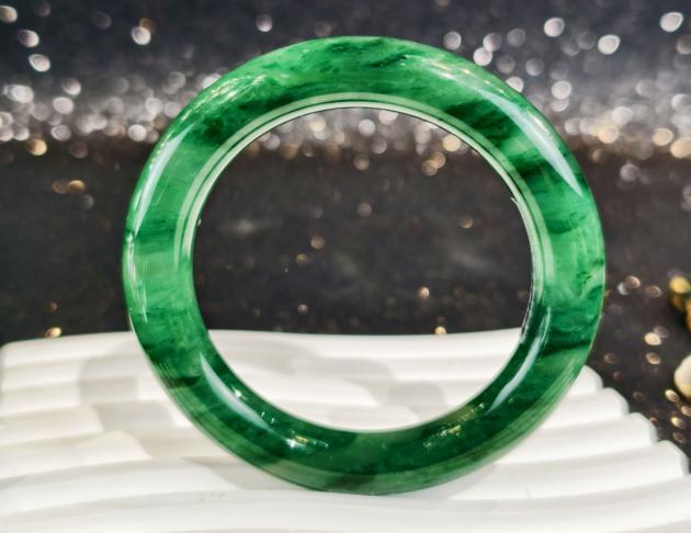 【非洲翠】手鐲 飄花