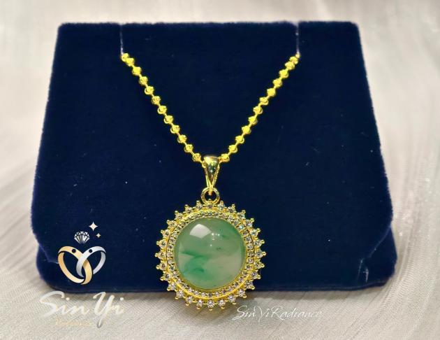 【圓滿之玉】925銀 項鍊