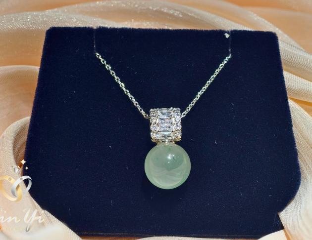 【清映玉珠】925銀 項鍊