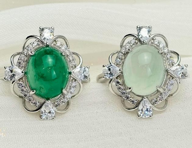 【綠境花冠】925銀 戒指