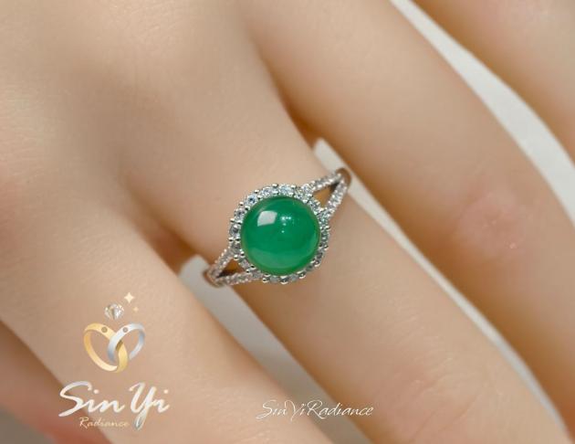 【翠映星輝】925銀 戒指
