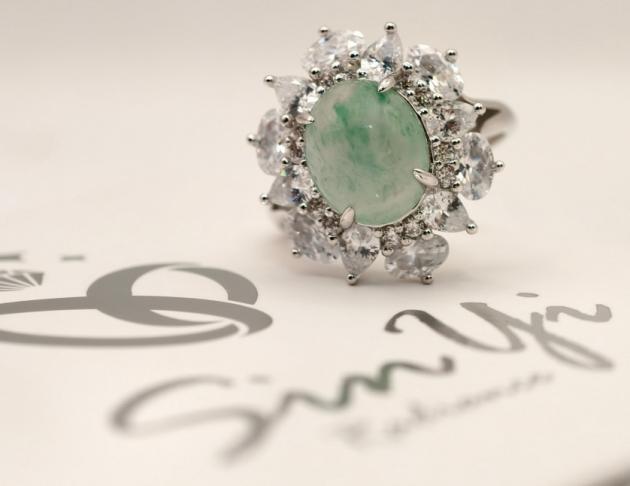 【翡翠星簇】925銀 戒指