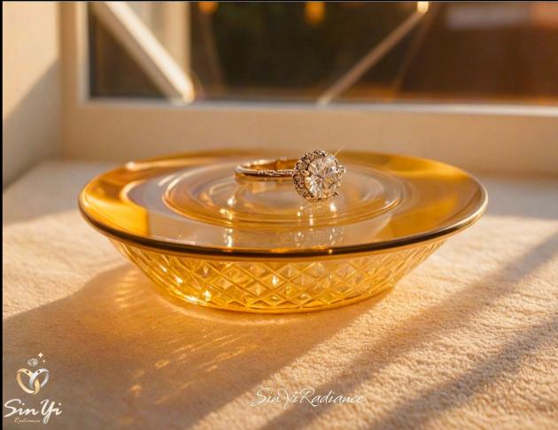 【曦光永恆】PT950培育鑽石 戒指