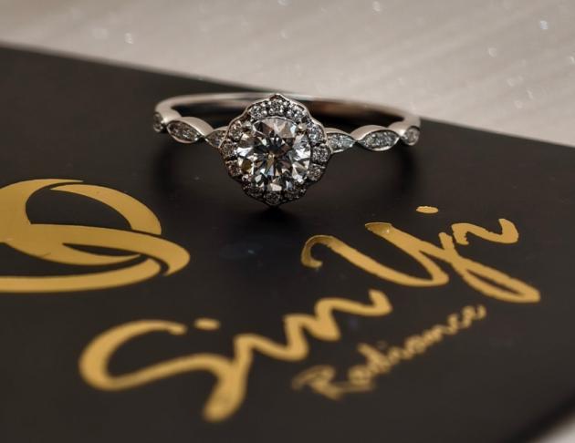 【花冠之光】PT950培育鑽石 戒指