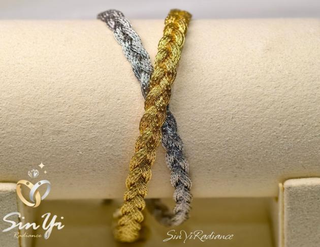 【鎏光編織】925銀 手鍊