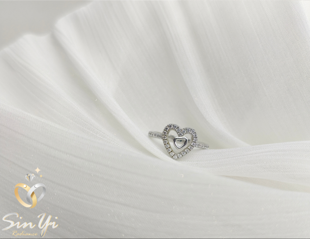 【雙心戀語】925銀 戒指