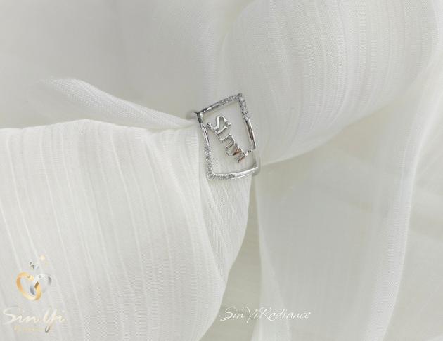 【光鑽幾何】925銀 戒指