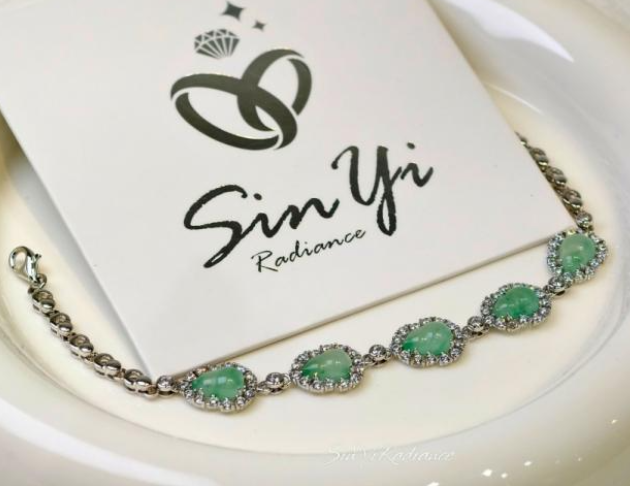 【翠光流轉】925銀 手鍊