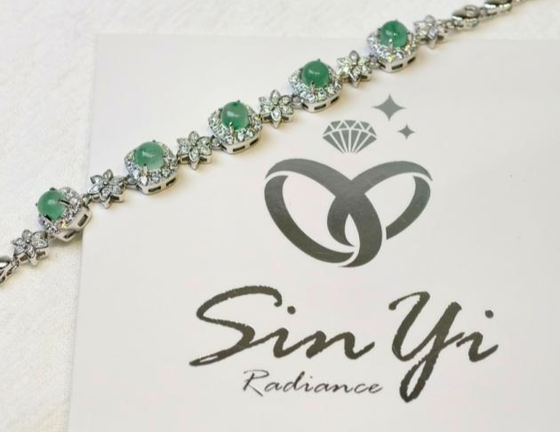 【翠玉星鏈】925銀 手鍊