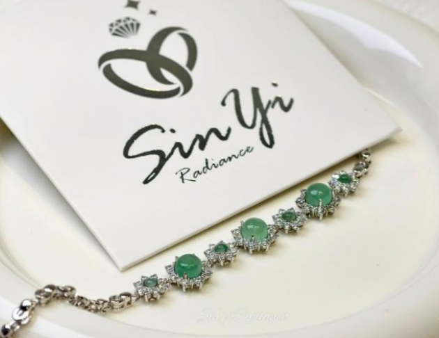 【翠華星綻】925銀 手鍊