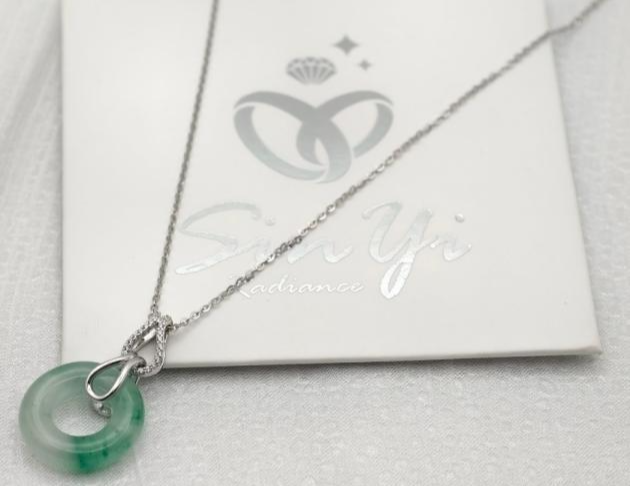 【疊翠流光】925銀 項鍊