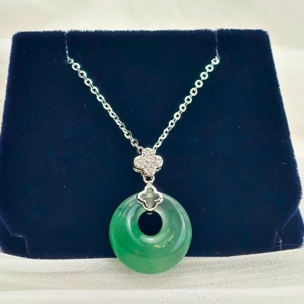 【玉潤平安】925銀 項鍊