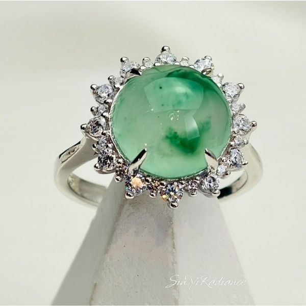 【冰玉花環】925銀 戒指