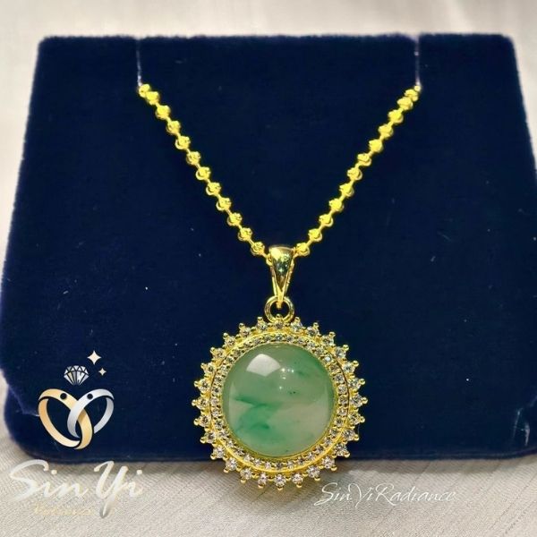 【圓滿之玉】925銀 項鍊