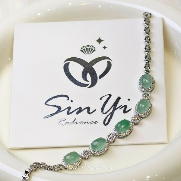 【翠韻相連】925銀 手鍊