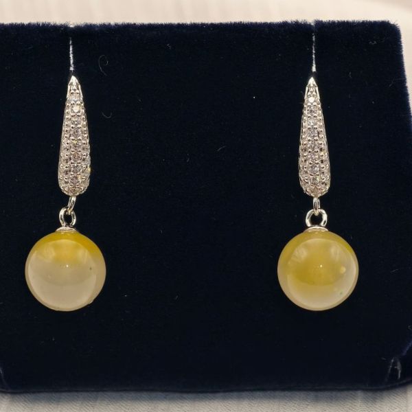 【暖陽垂露】925銀 耳環