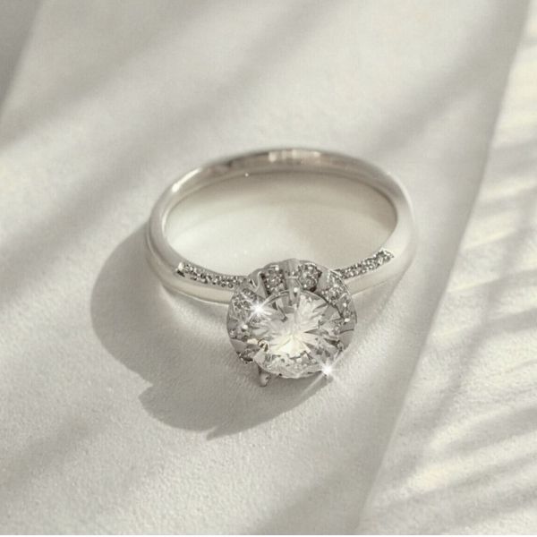 【曦光永恆】PT950培育鑽石 戒指