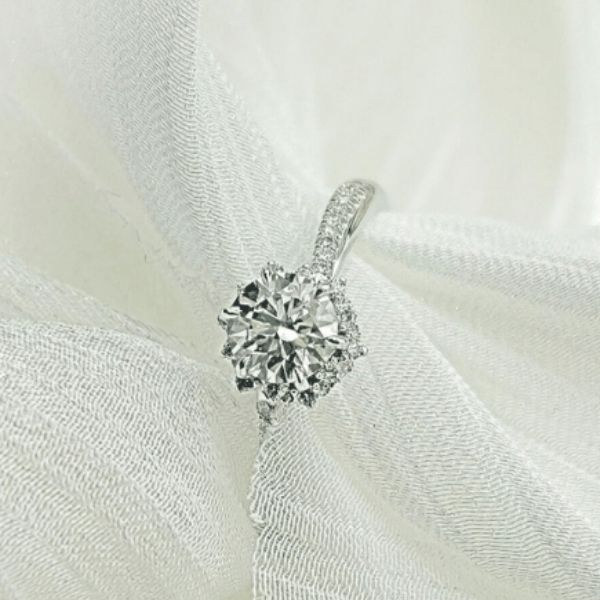 【晨曦之光】PT950培育鑽石 戒指