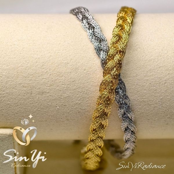 【鎏光編織】925銀 手鍊