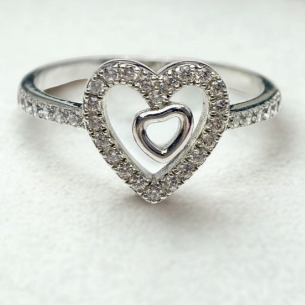 【雙心戀語】925銀 戒指