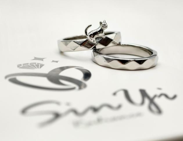 【喵入心簾】925銀 戒指 對戒